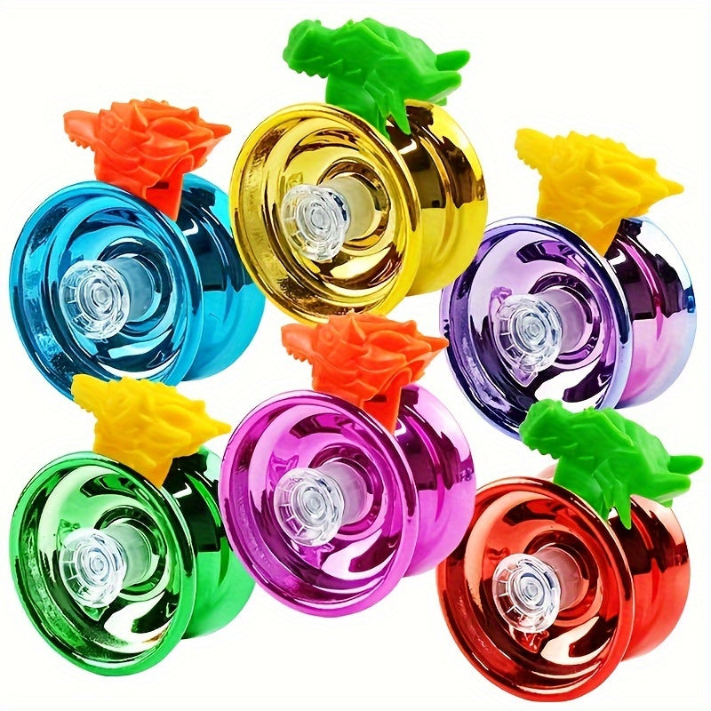 Professional Yo-Yo - Durable Impact-Resistant Toy with Alloy Axle and Silent Bearings - Suitable for 3-6 Years Old - Halloween and Christmas Gift Puzzle Spin Game