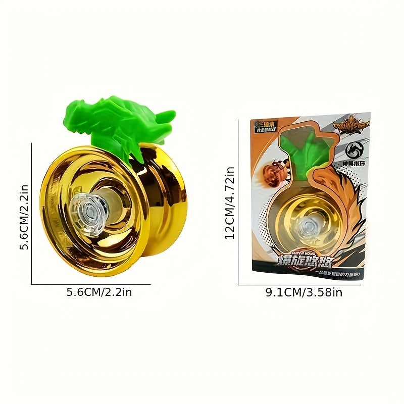 Professional Yo-Yo - Durable Impact-Resistant Toy with Alloy Axle and Silent Bearings - Suitable for 3-6 Years Old - Halloween and Christmas Gift Puzzle Spin Game