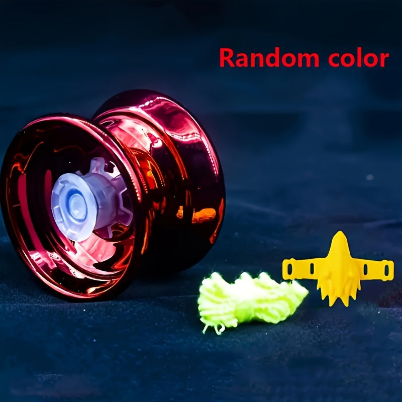 Professional Yo-Yo - Durable Impact-Resistant Toy with Alloy Axle and Silent Bearings - Suitable for 3-6 Years Old - Halloween and Christmas Gift Puzzle Spin Game