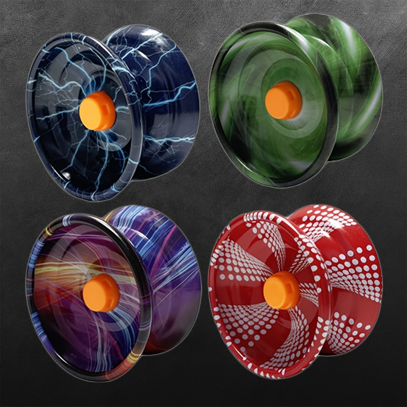 Red Iron Yo-Yo for Kids, Beginner Level Control Toy with Line Control Feature