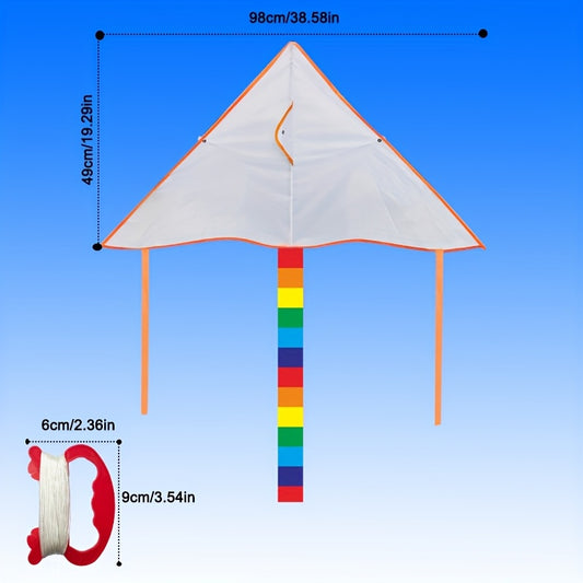 5pcs, Kites, DIY Blank Kites, Simple Custom Drawing Kites, White Kites