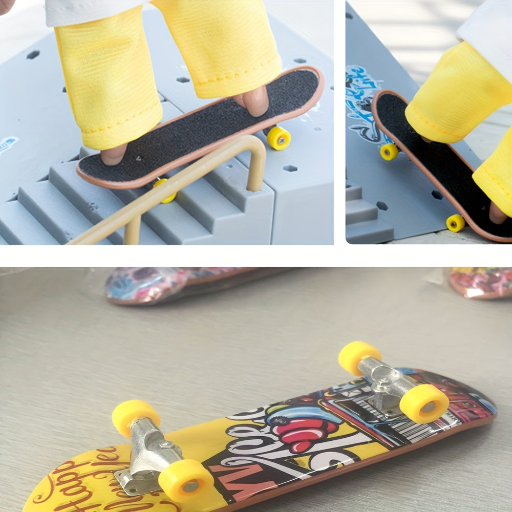 Finger Exercise Set with Roller, Scooter, And Two-Wheeled Balance Bike; Pants Combination with Accessories; Can Be Assembled; Suitable for Interactive Gifts.
