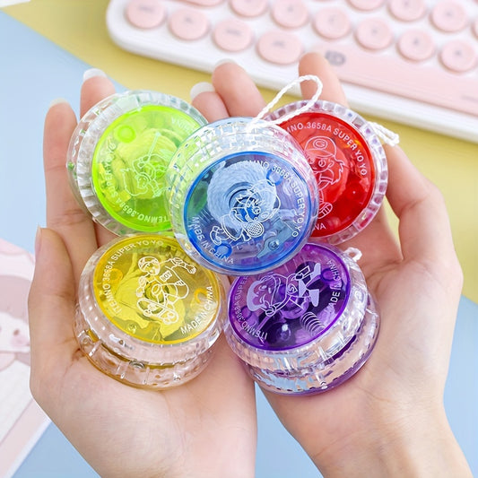 LED luminous yo yo Youngsters's toy, the perfect gift for Youngsters, Halloween, Easter, Thanksgiving, Christmas, birthdays, New Year and other holiday party gifts, with random colors