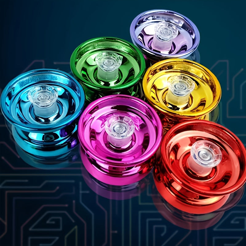 Professional Yo-Yo - Durable Impact-Resistant Toy with Alloy Axle and Silent Bearings - Suitable for 3-6 Years Old - Halloween and Christmas Gift Puzzle Spin Game