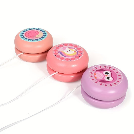 Cartoon animal wooden yo-yo, puzzle puzzle novelty toys, Easter, Thanksgiving holiday parties perfect gifts