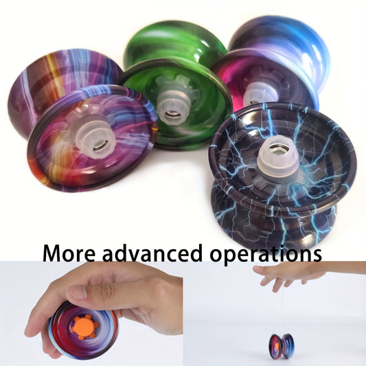 High-Speed Premium Metal Triple Bearing Yoyo - Durable & Dazzling Outdoor Sports Toy